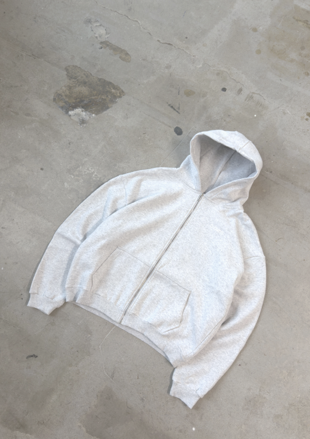 ZIP-UP GREY MARL